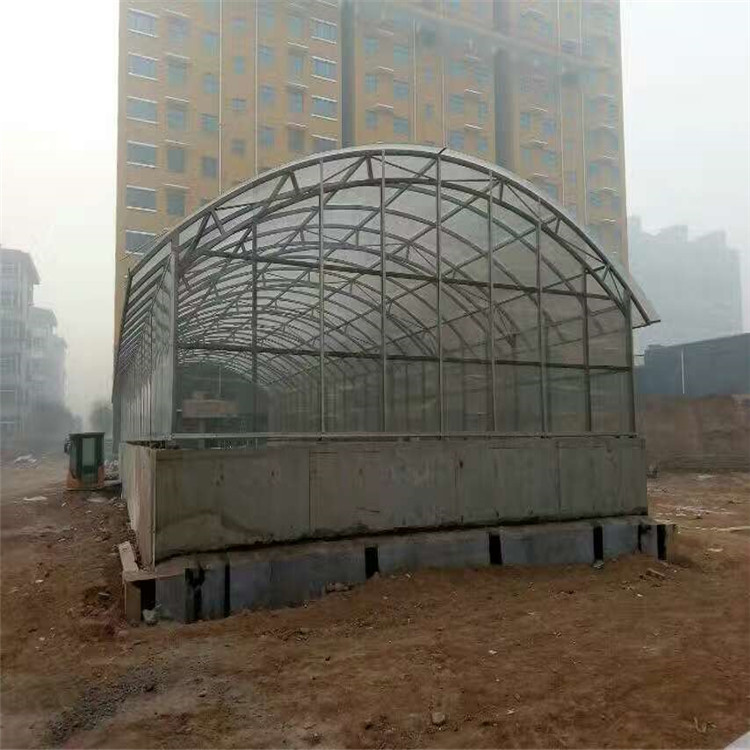 地下入口PC板雨棚